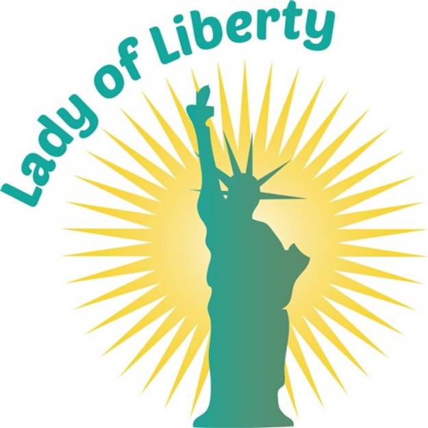 Picture of Lady Of Liberty SVG File