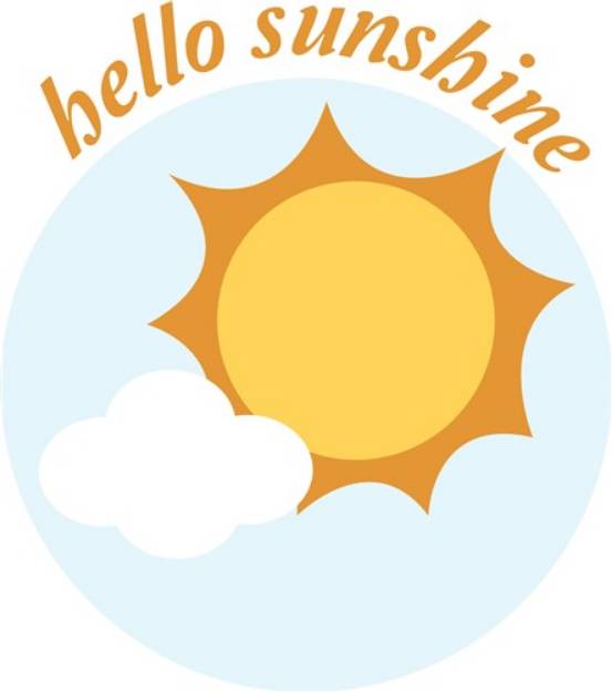 Picture of Hello Sunshine SVG File