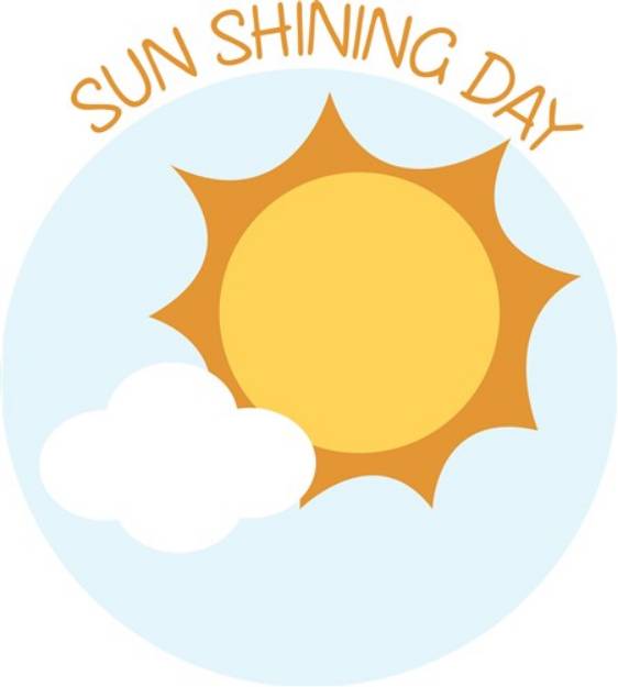 Picture of Sun Shining Day SVG File