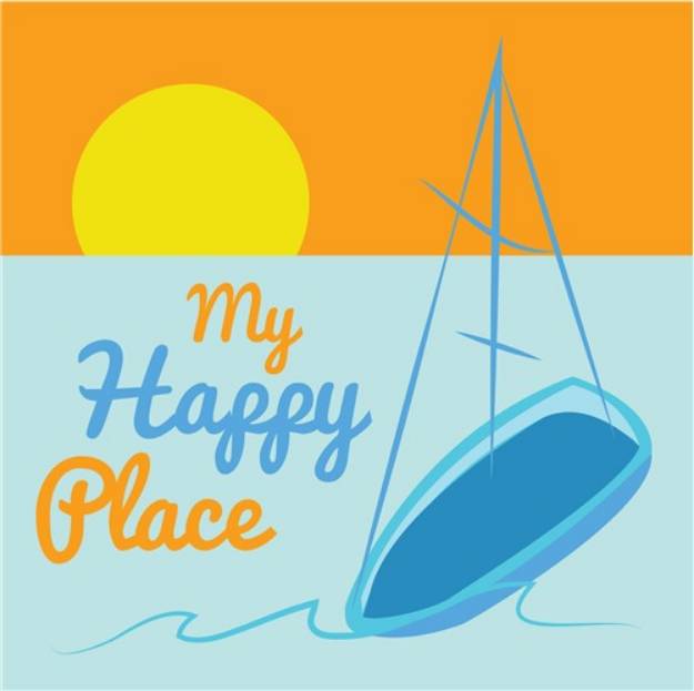 Picture of Happy Place SVG File