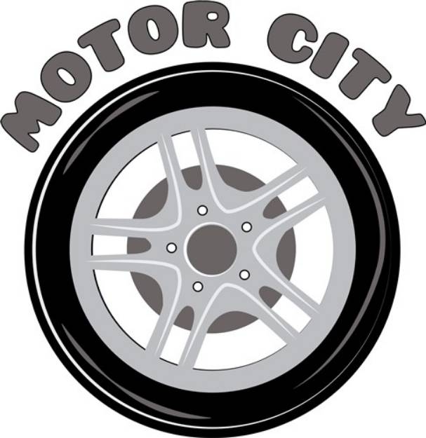 Picture of Motor City SVG File