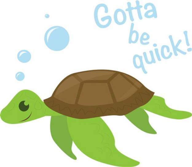Picture of Be Quick SVG File