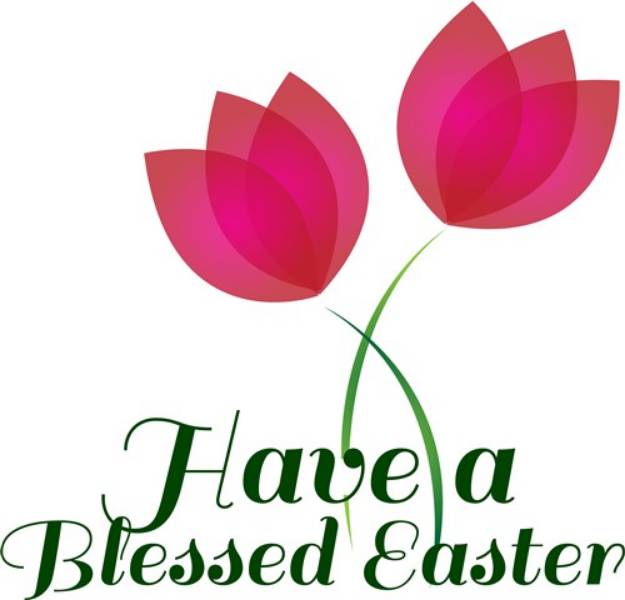 Picture of Blessed Easter SVG File