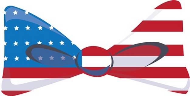 Picture of USA Flag Tie SVG File