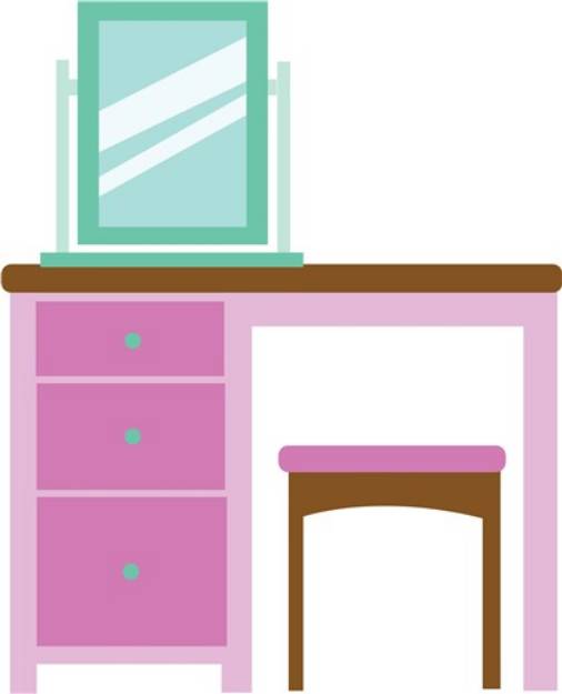 Picture of Dressing Table SVG File