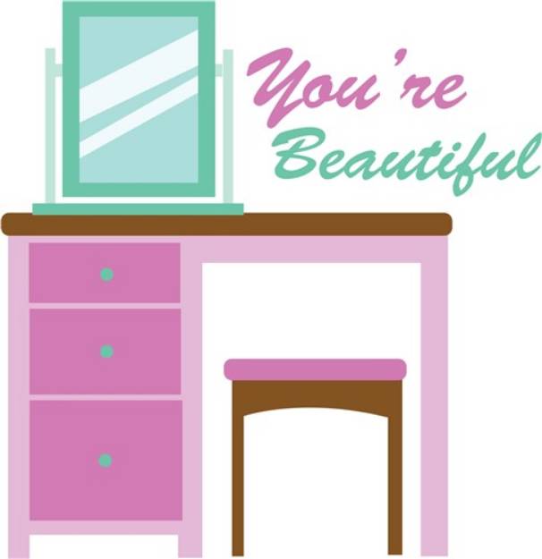 Picture of Youre Beautiful SVG File