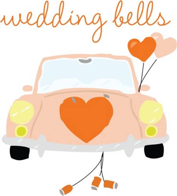 Picture of Wedding Bells SVG File
