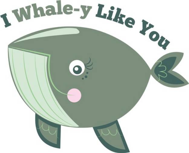 Picture of Whale-y Like You SVG File