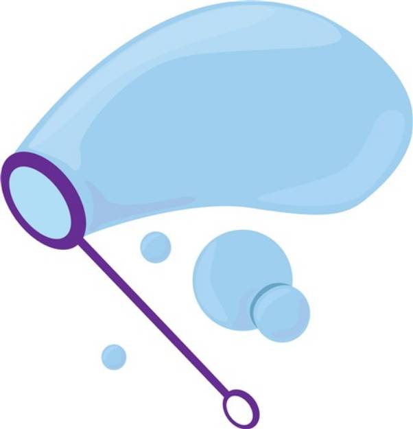 Picture of Blow Bubbles SVG File