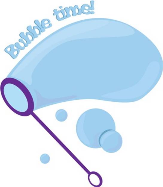 Picture of Bubble Time SVG File