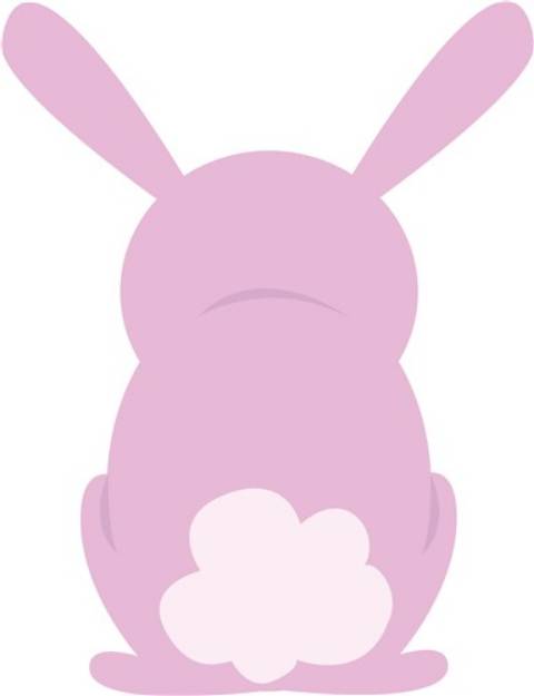Picture of Bunny Rear SVG File