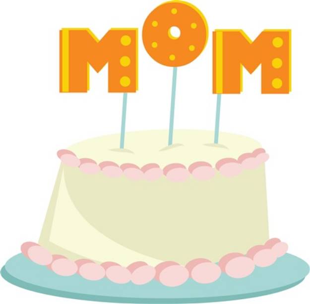 Picture of Mom Cake SVG File