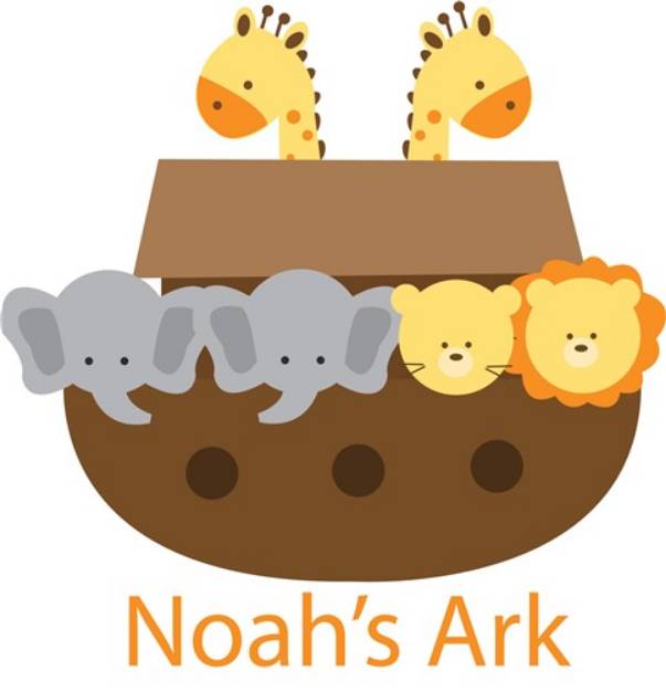 Picture of Noahs Ark SVG File