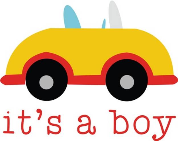 Picture of Its A Boy SVG File