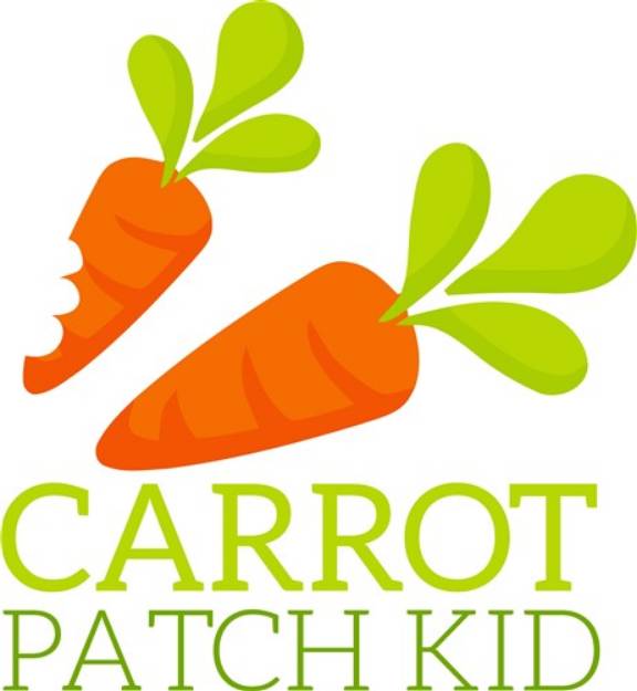Picture of Carrot Patch Kid SVG File