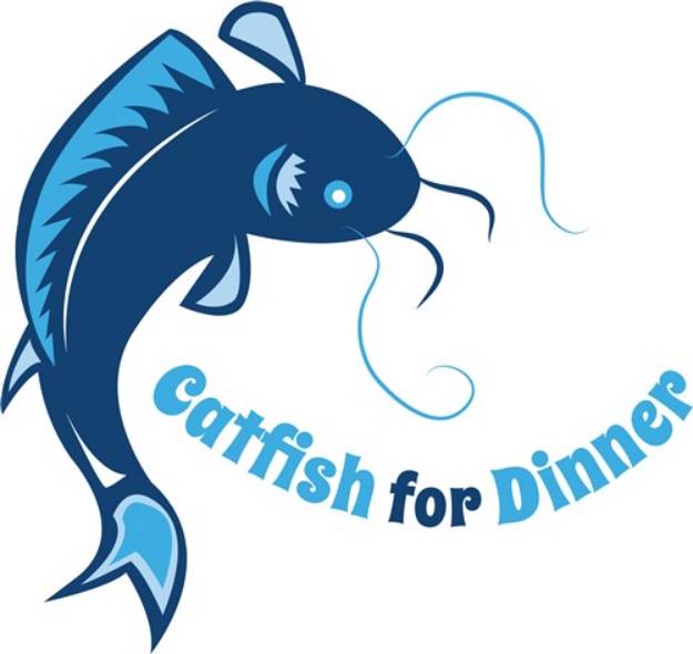 Picture of Catfish For Dinner SVG File