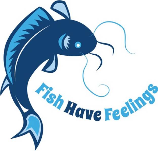 Picture of Fish Have Feelings SVG File