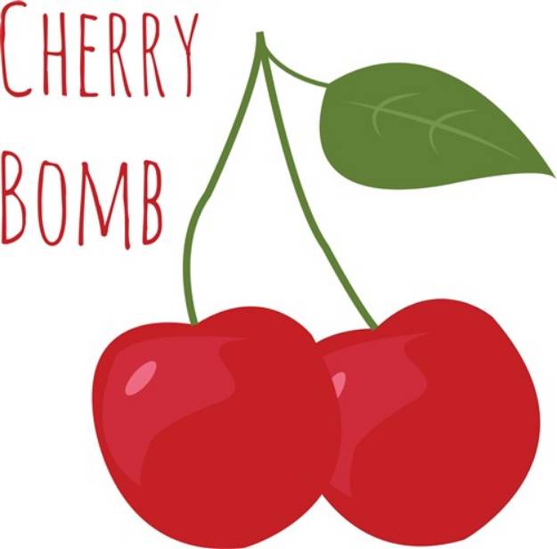 Picture of Cherry Bomb SVG File