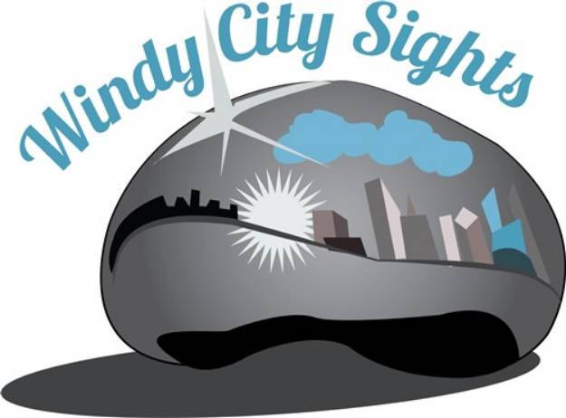 Picture of Windy City SVG File