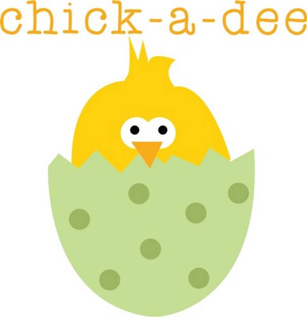 Picture of Chick-A-Dee SVG File