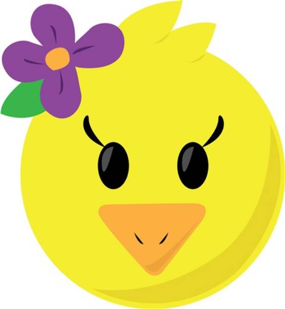 Picture of Pretty Chick SVG File