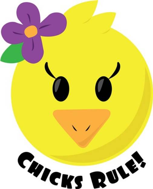 Picture of Chicks Rule SVG File