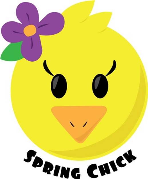 Picture of Spring Chick SVG File
