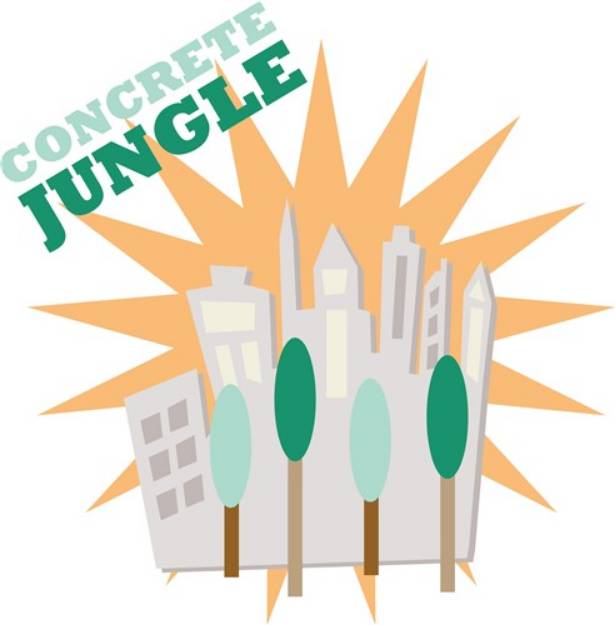 Picture of Concrete Jungle SVG File
