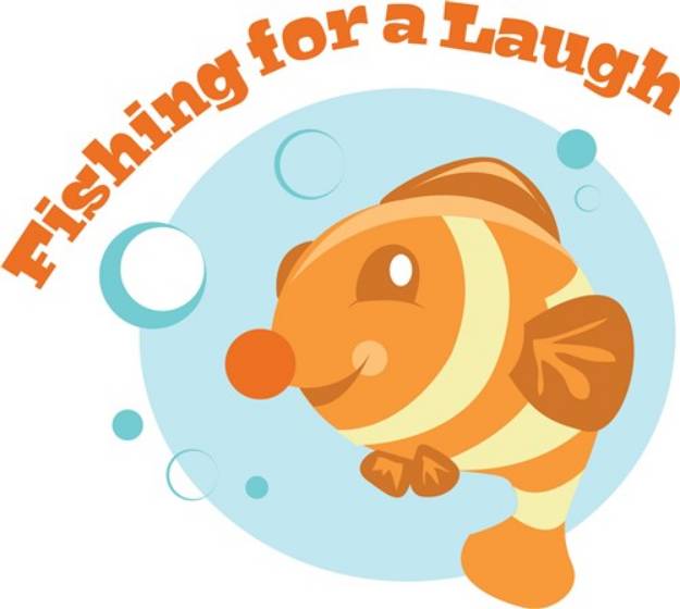 Picture of Fishing For Laugh SVG File