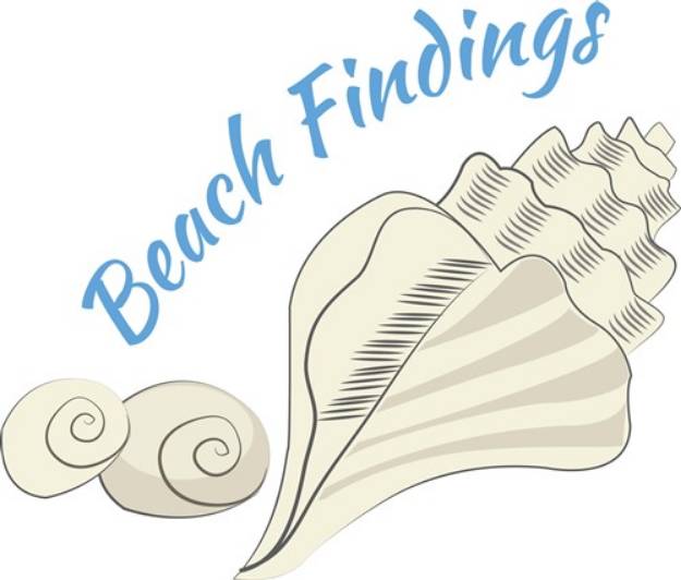 Picture of Beach Findings SVG File
