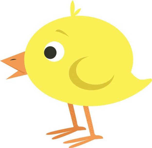 Picture of Yellow Chick SVG File