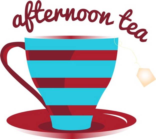 Picture of Afternoon Tea SVG File
