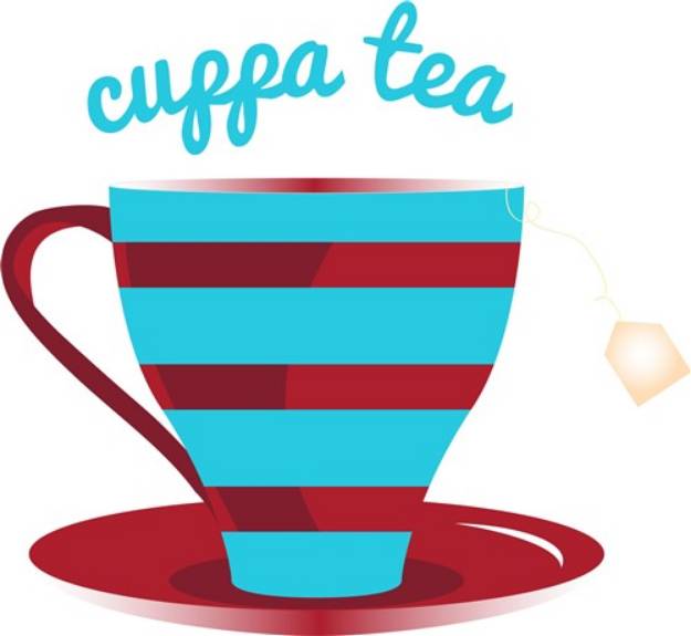 Picture of Cuppa Tea SVG File