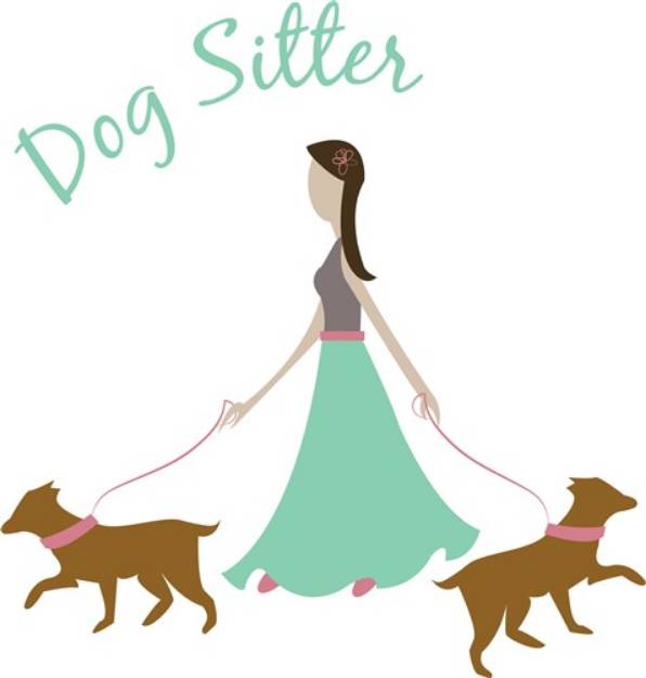 Picture of Dog Sitter SVG File