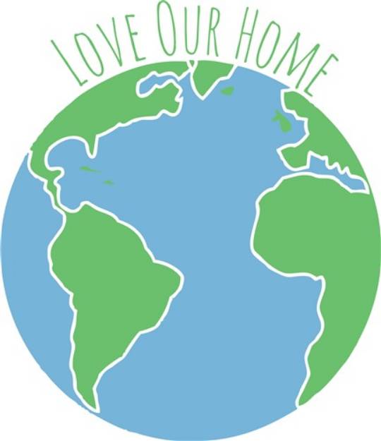 Picture of Love Our Home SVG File