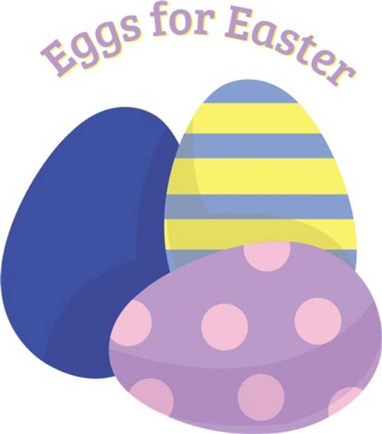 Picture of Eggs For Easter SVG File