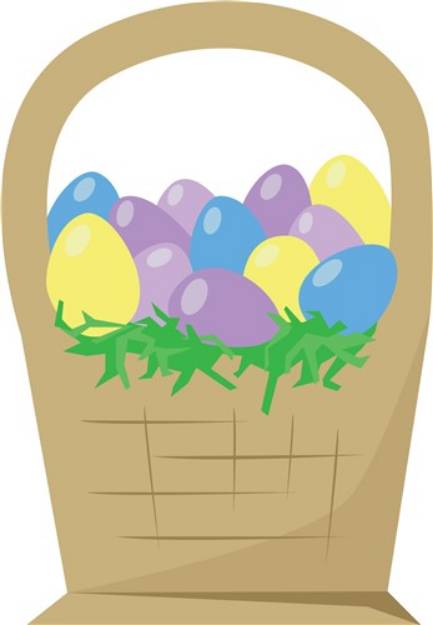 Picture of Egg Basket SVG File