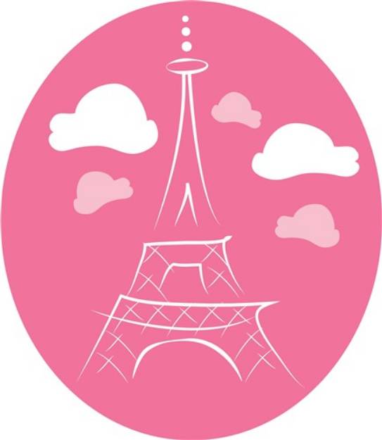 Picture of Eiffel Tower SVG File
