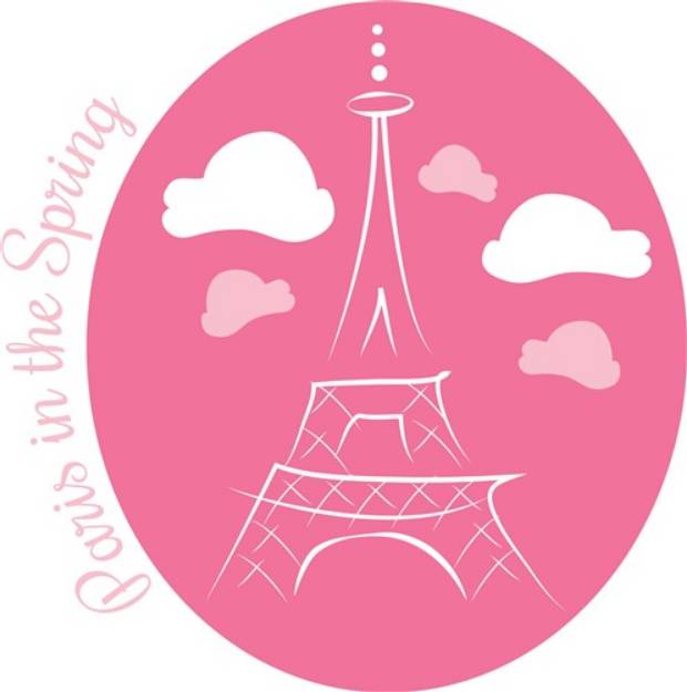 Picture of Paris In Spring SVG File