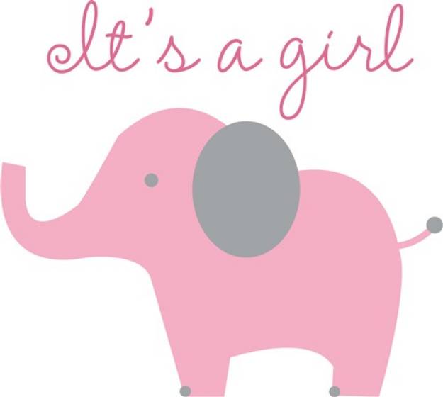 Picture of Its A Girl SVG File