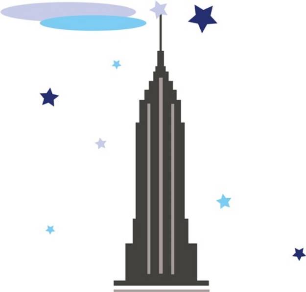 Picture of Empire State Building SVG File
