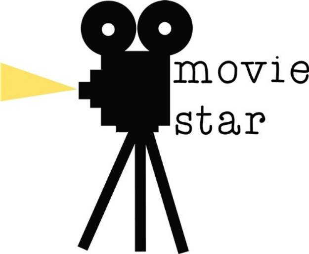 Picture of Movie Star SVG File