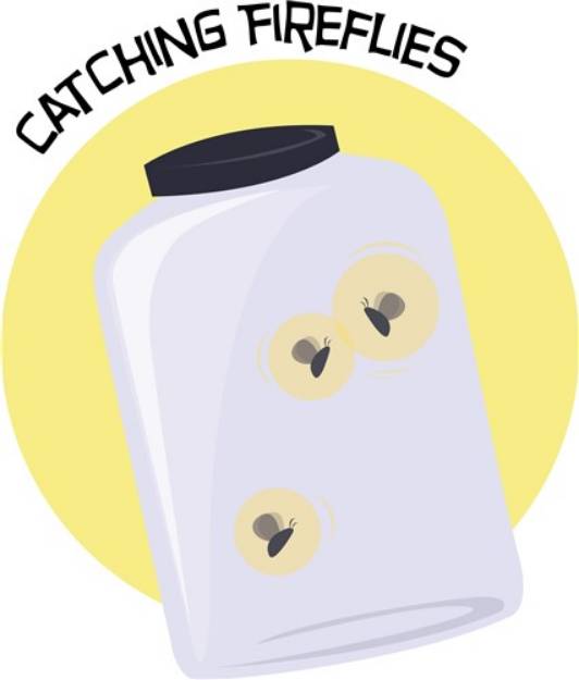 Picture of Catching Fireflies SVG File