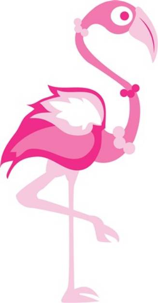 Picture of Pink Flamingo SVG File