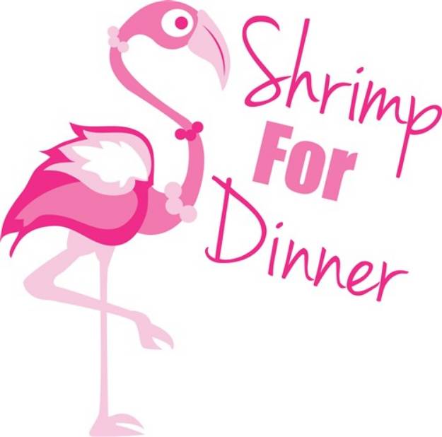 Picture of Shrimp For Dinner SVG File