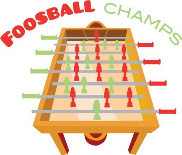 Picture of Foosball Champs SVG File
