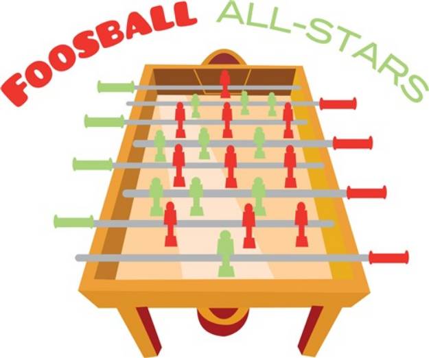 Picture of Foosball All-Stars SVG File