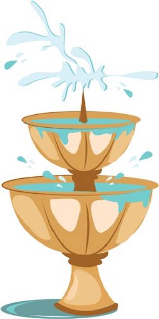 Picture of Water Fountain SVG File