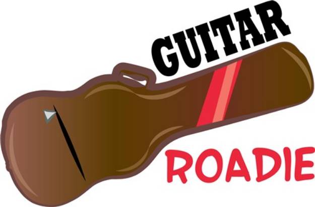 Picture of Guitar Roadie SVG File