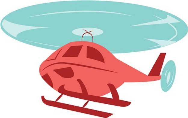 Picture of Helicopter SVG File
